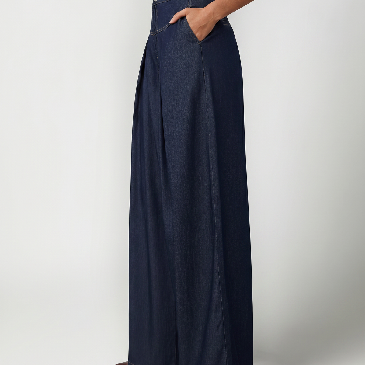 Bessie | Wide-Leg Jeans with Front Closure