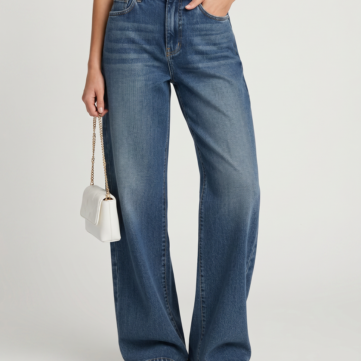 Amie | Wide-Leg Jeans with Fleece Lining