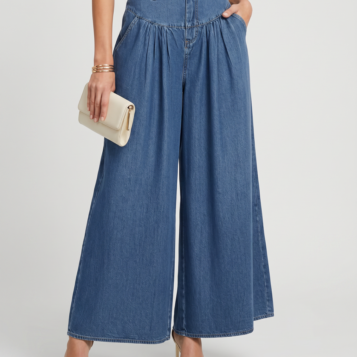 Laurie | Wide-Leg Jeans with Washed Finish