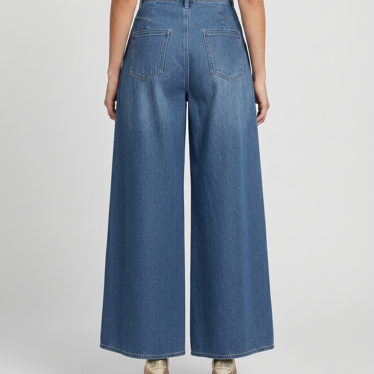 Laurie | Wide-Leg Jeans with Washed Finish