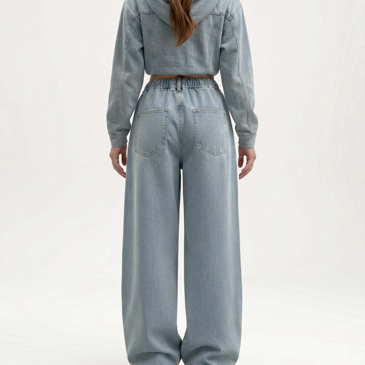 Margre | High-Waist Jeans with Drawstring Waist