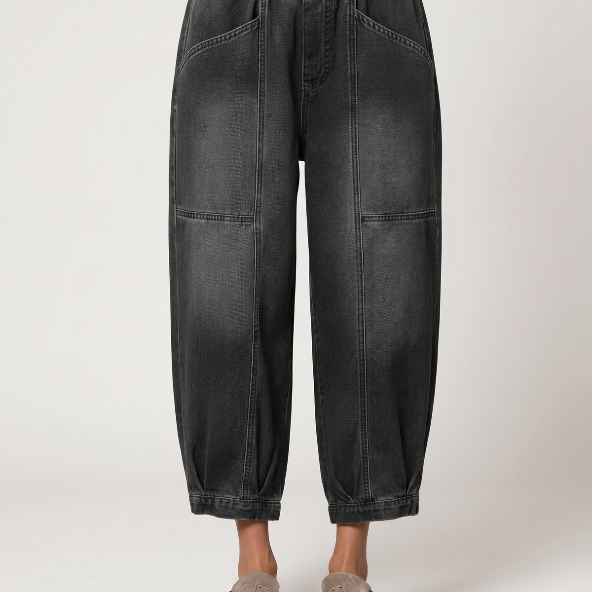 Patsy | Tapered Jeans with Elastic Waist