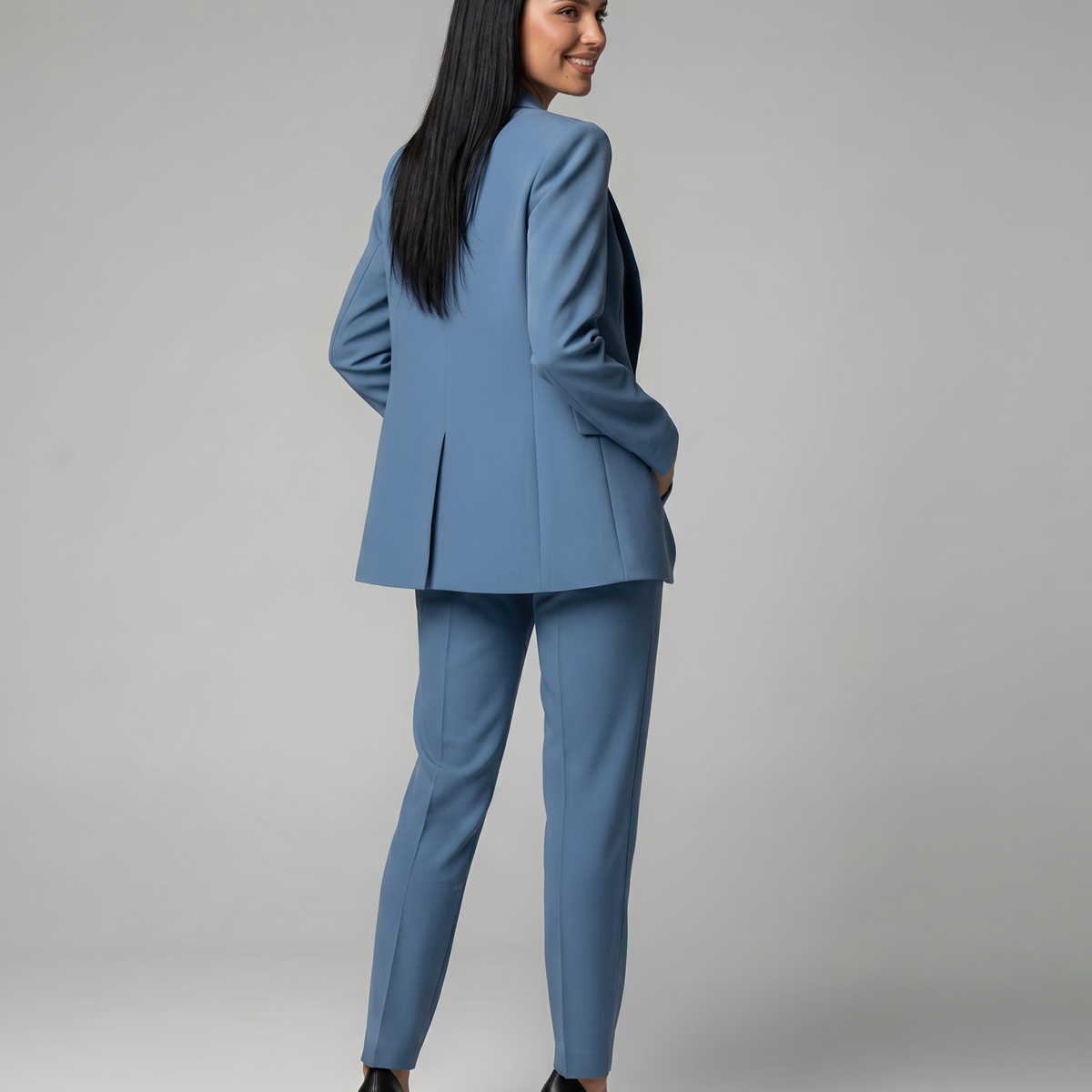 Kathleen | Blazer Set with Straight-Leg Trouser