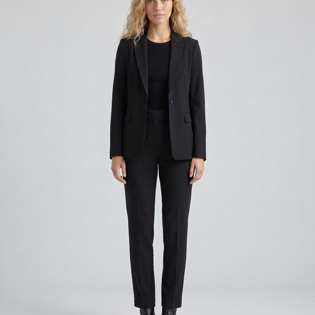 Lillie | Blazer Set with Straight-Leg Trousers