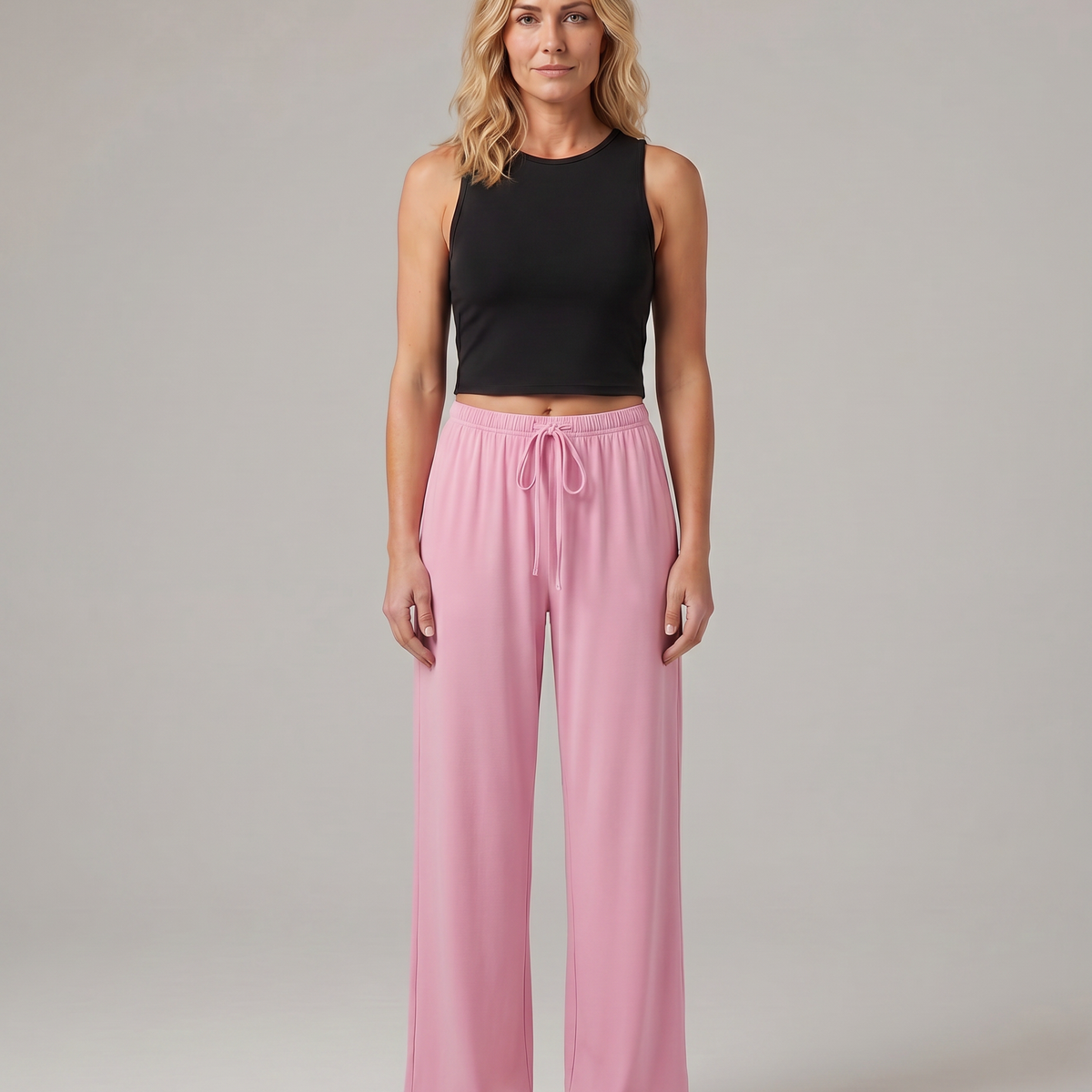 Luna | Two-Piece Set with Wide-Leg Trousers