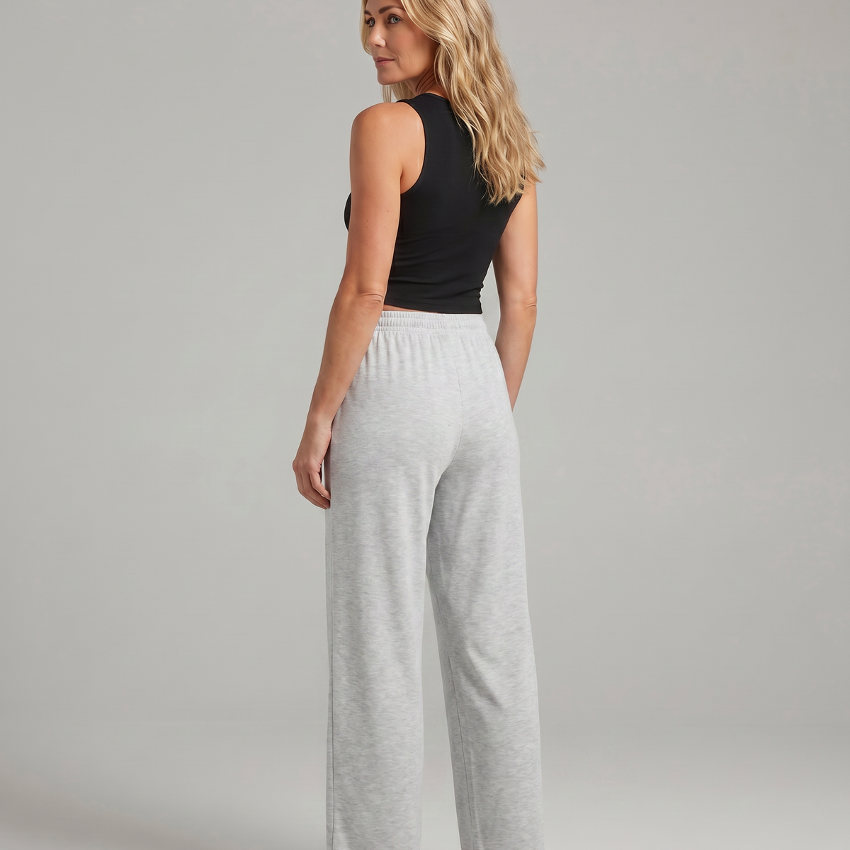 Luna | Two-Piece Set with Wide-Leg Trousers