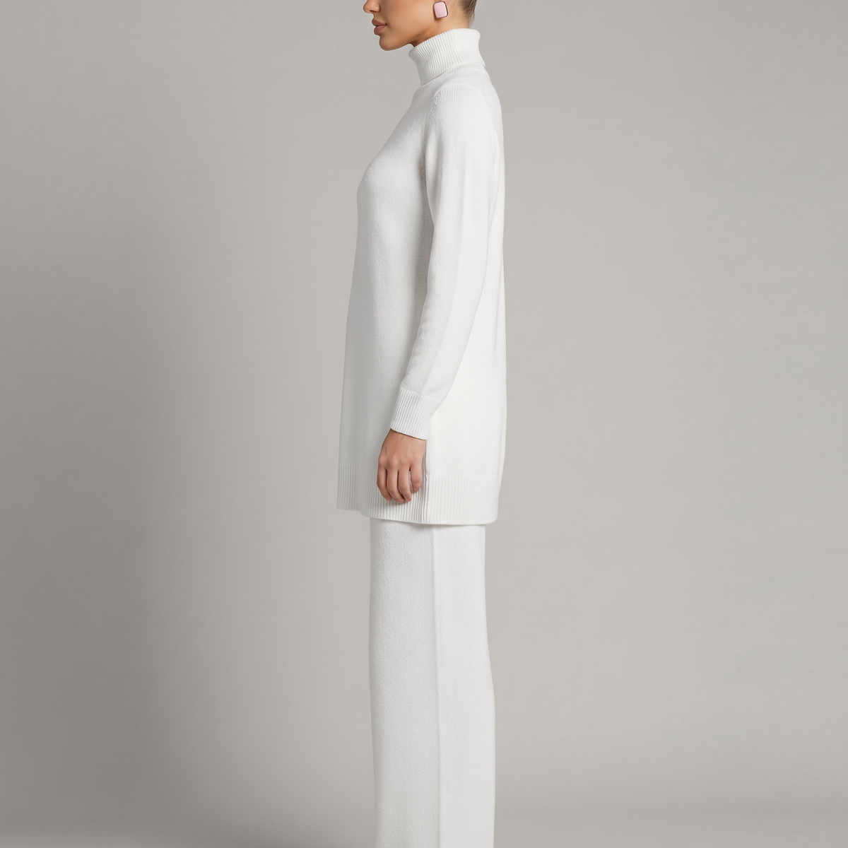 Harper | Knit Set with Wide-Leg Trousers