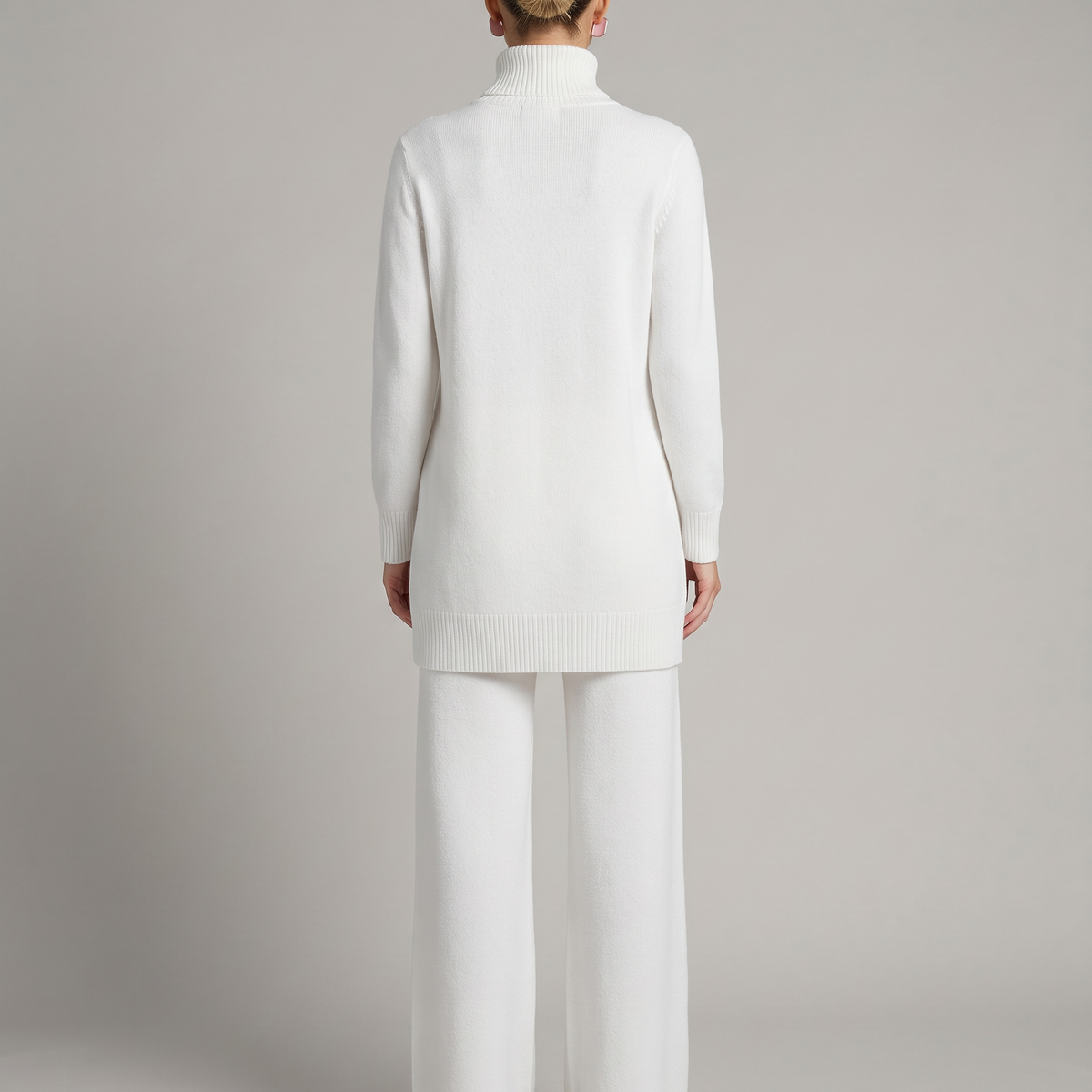 Harper | Knit Set with Wide-Leg Trousers