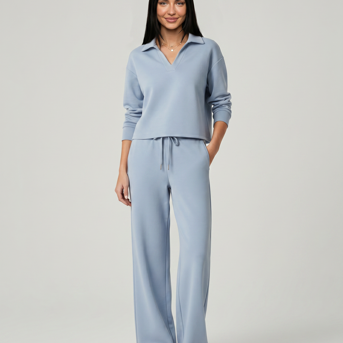 Ariana | Two-Piece Set with Wide-Leg Pants