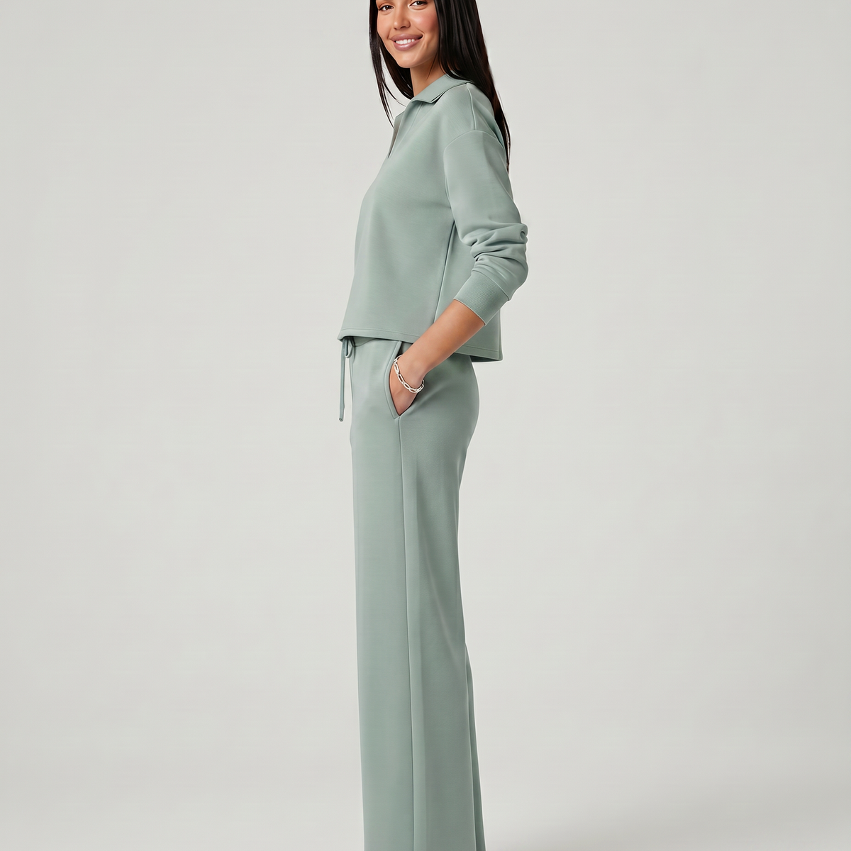 Ariana | Two-Piece Set with Wide-Leg Pants