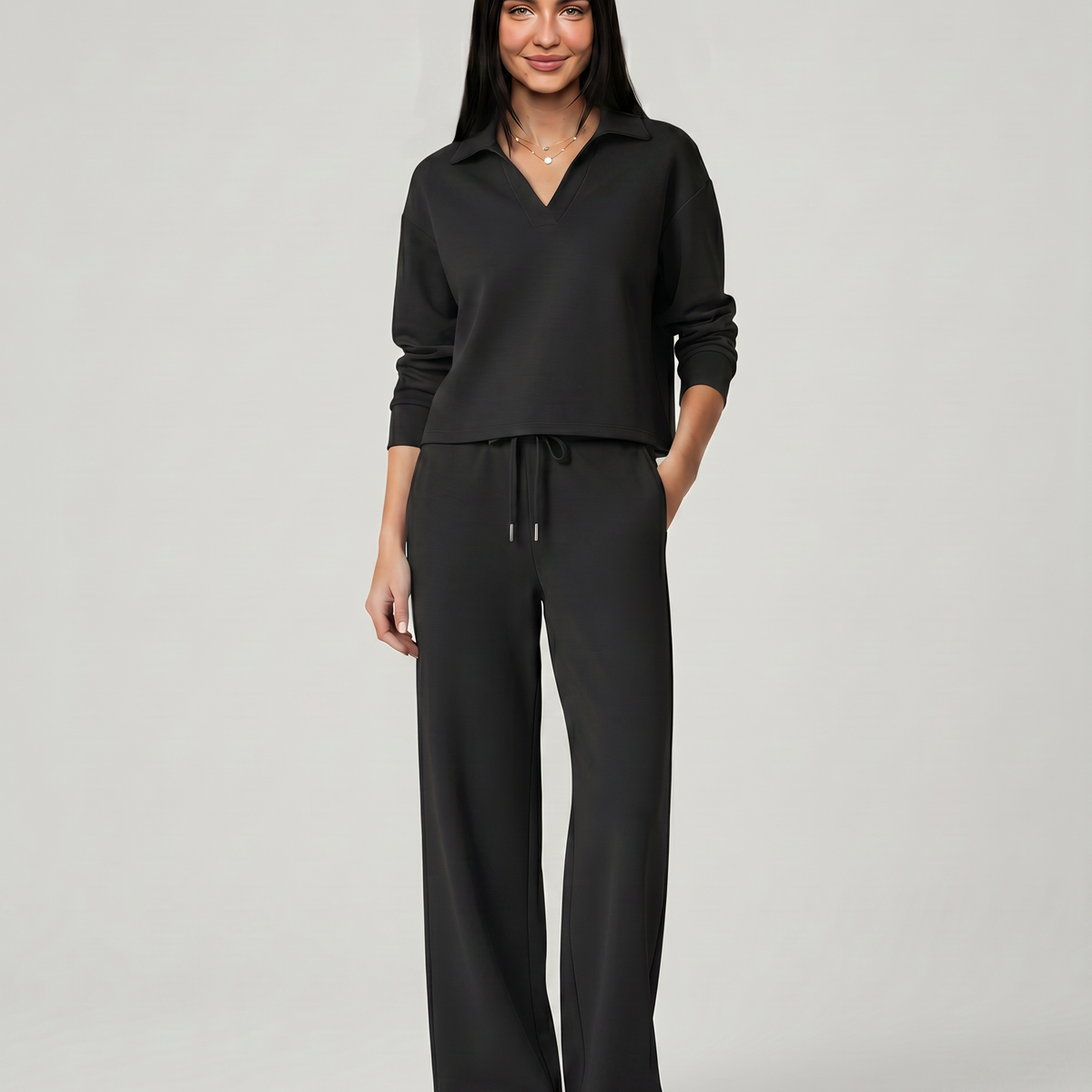 Ariana | Two-Piece Set with Wide-Leg Pants