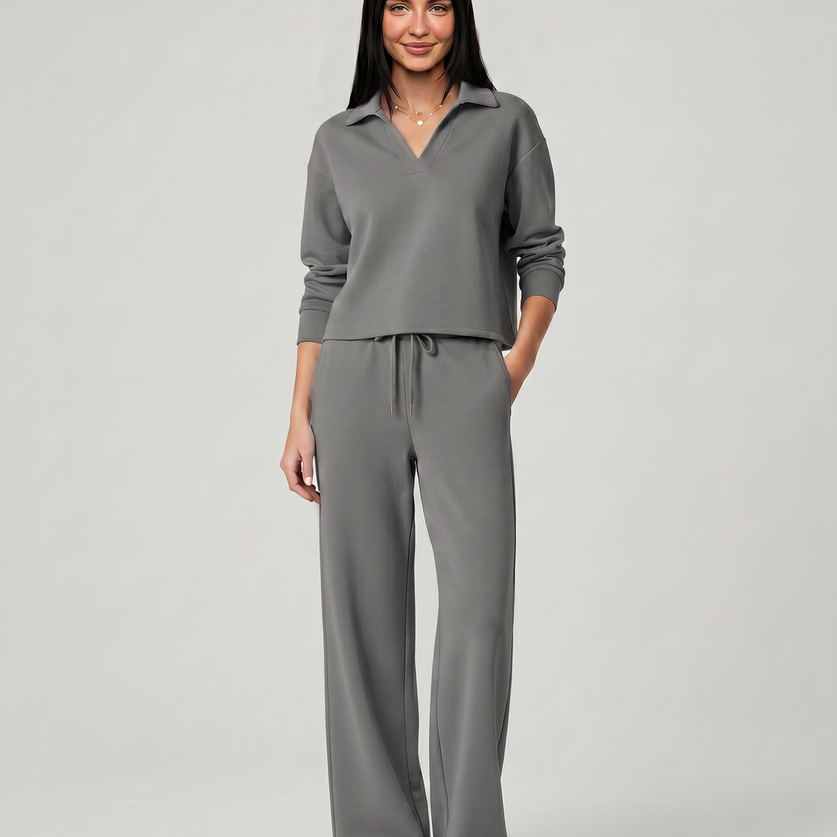 Ariana | Two-Piece Set with Wide-Leg Pants