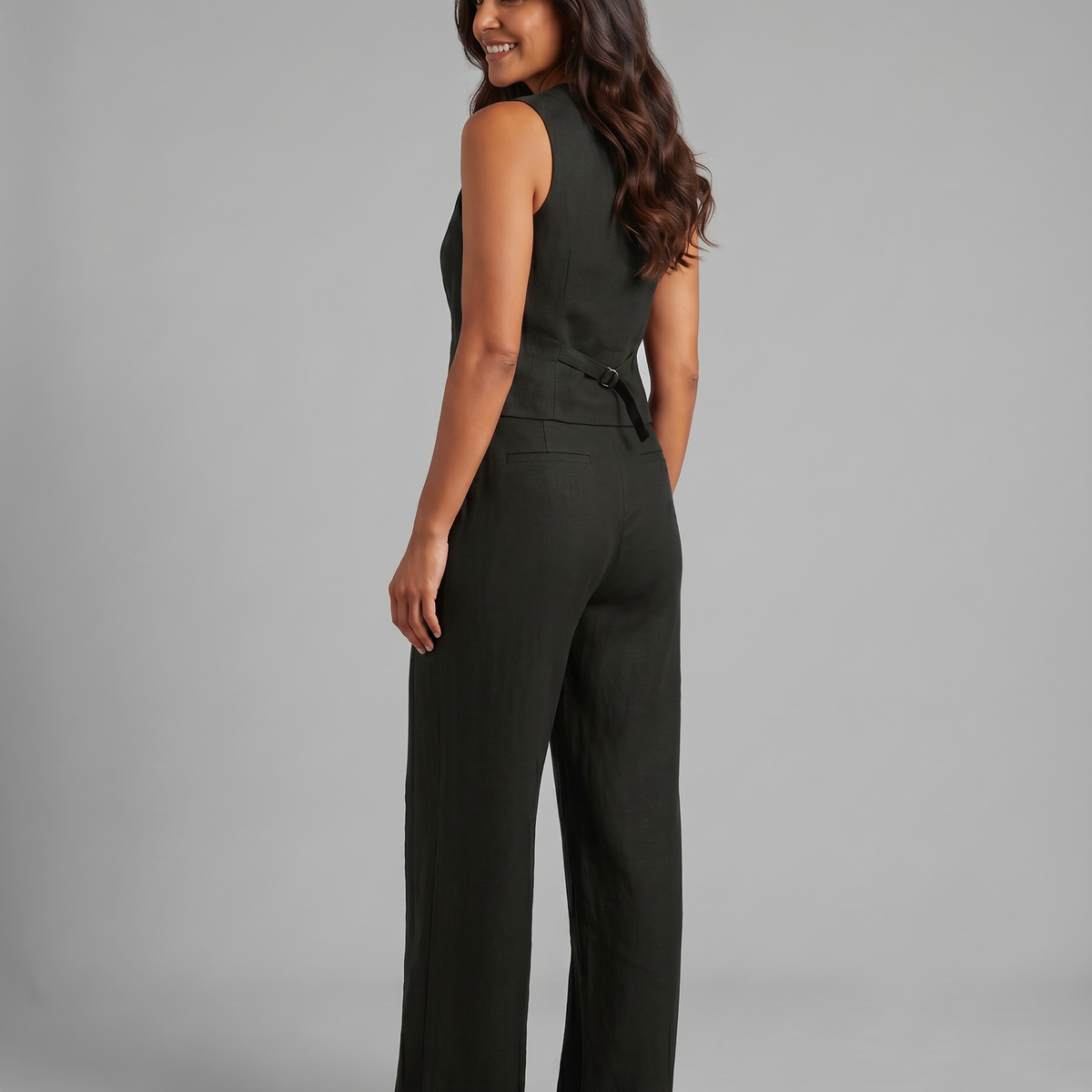 Shirley | Two-Piece Set with Waistcoat and Wide Trousers