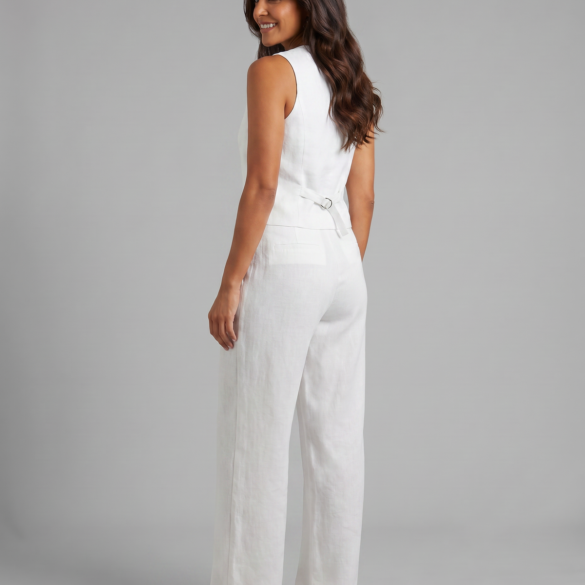 Shirley | Two-Piece Set with Waistcoat and Wide Trousers