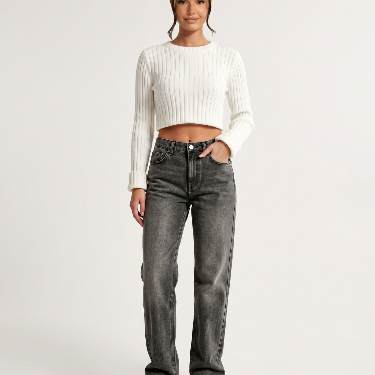 Elise | Straight-Leg Jeans with Low Waist