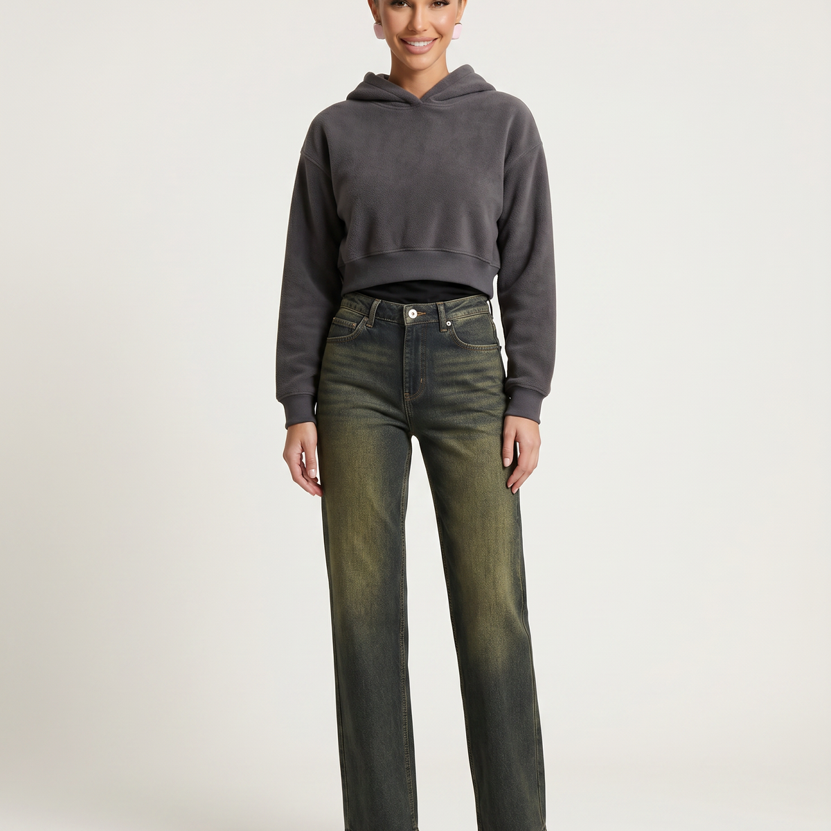 Mae | Straight-Leg Jeans with High Waist
