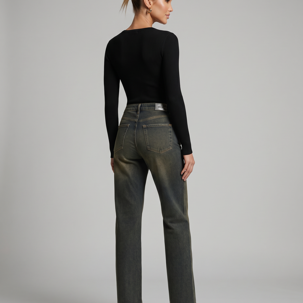 Mae | Straight-Leg Jeans with High Waist