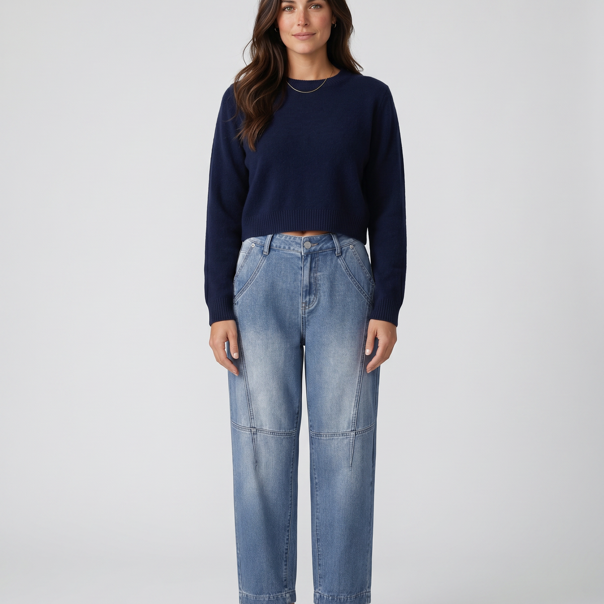 Corinne | Straight-Leg Jeans with Mid Waist
