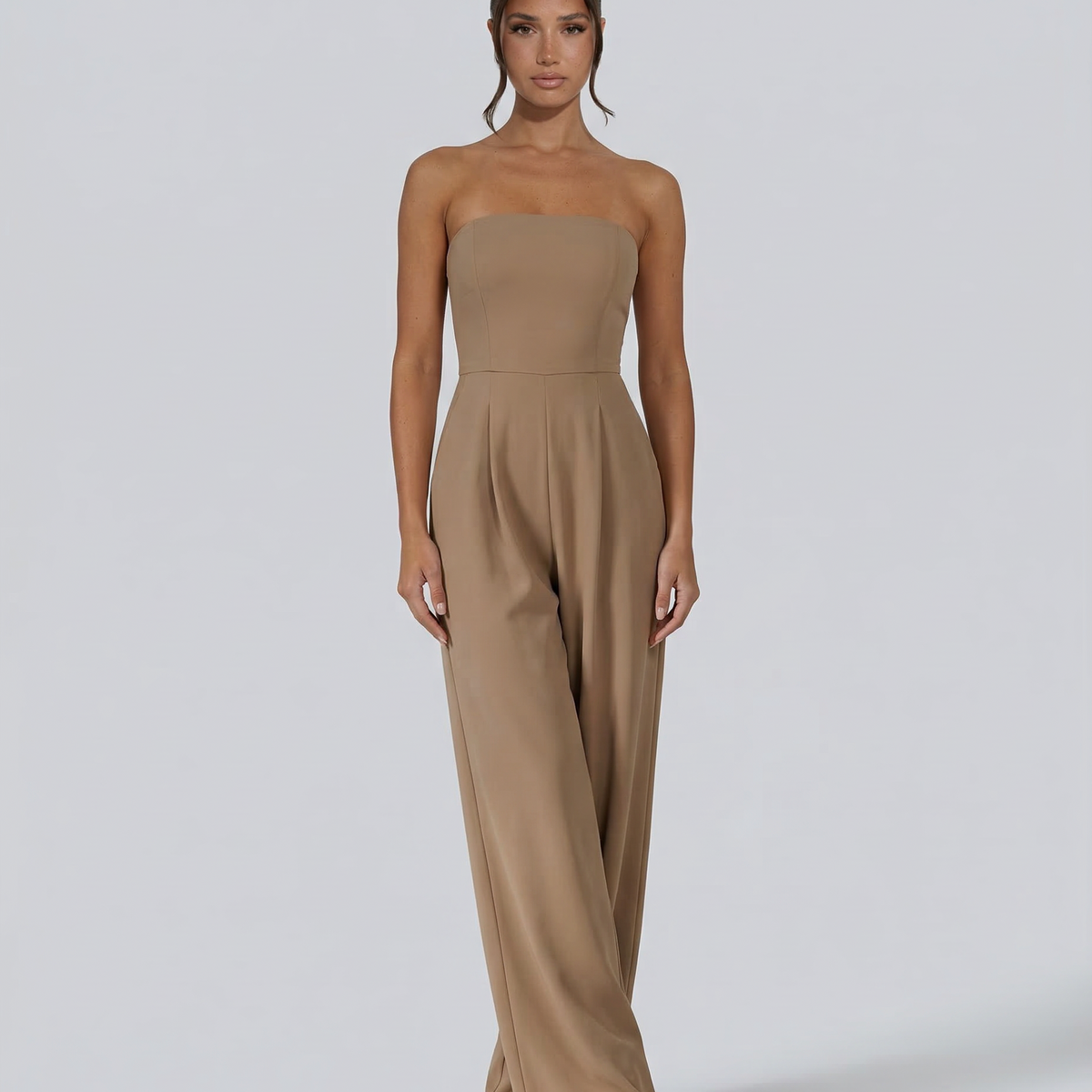 Arlette | Strapless Wide-Leg Jumpsuit