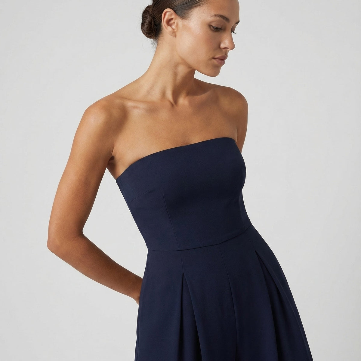 Arlette | Strapless Wide-Leg Jumpsuit