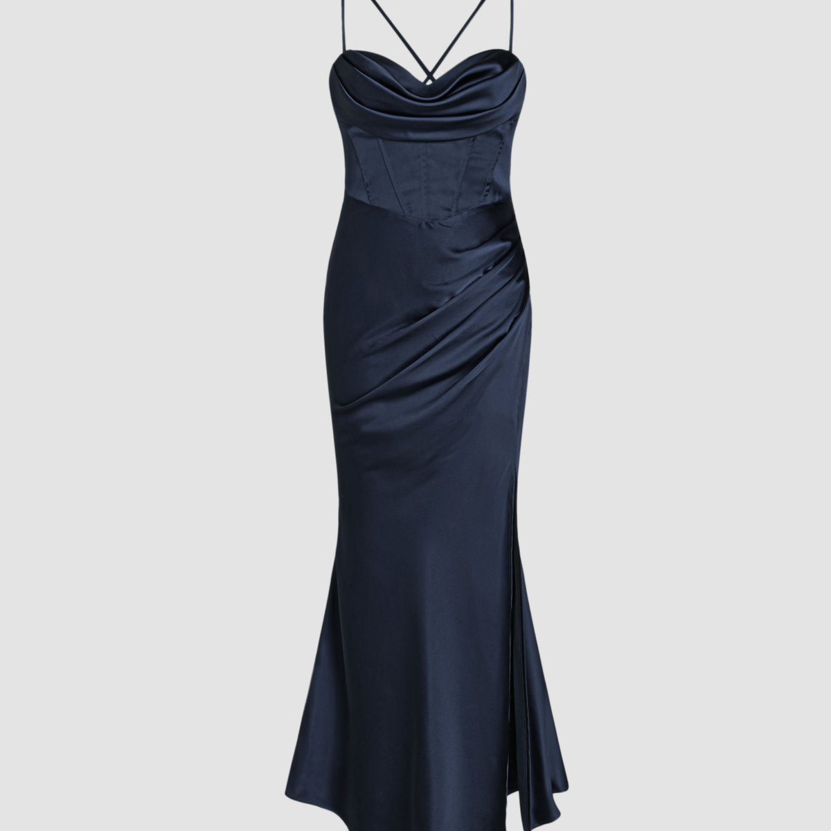 Evelina | Maxi Dress with Draped Bodice