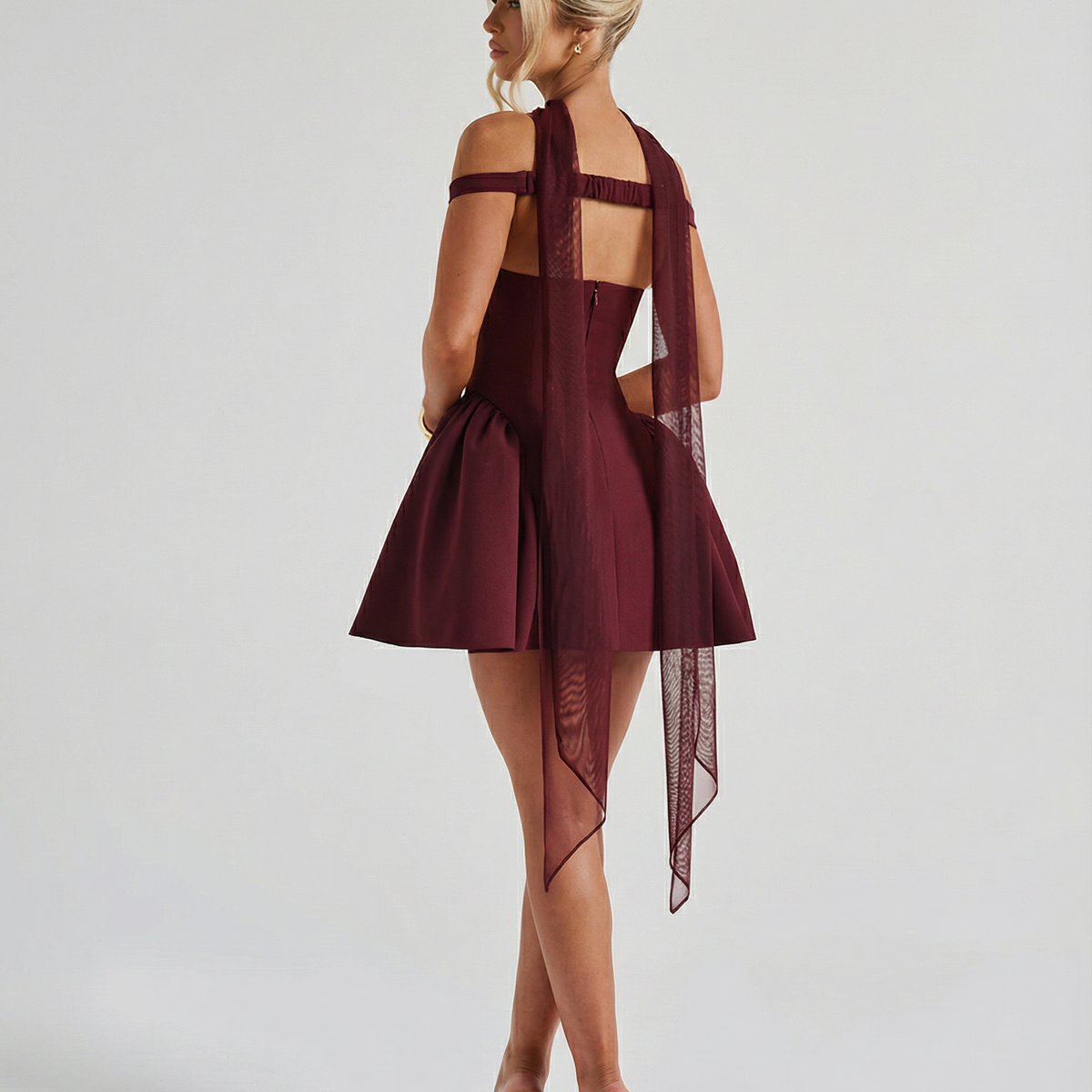 Serina | Mini Dress with Off-Shoulder Neckline