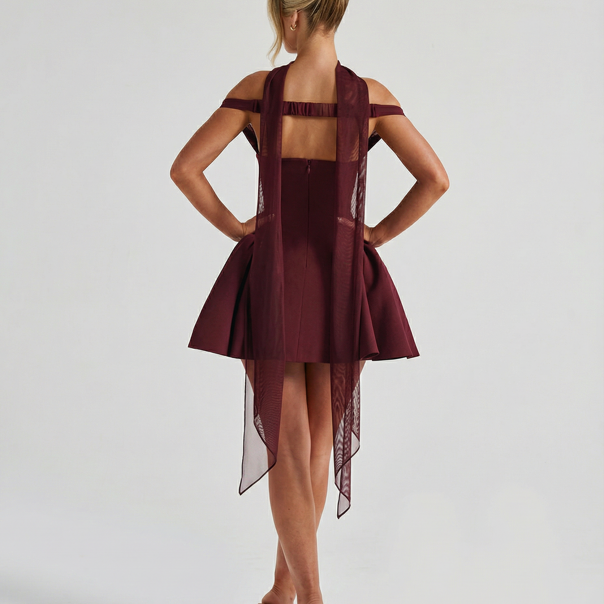 Serina | Mini Dress with Off-Shoulder Neckline