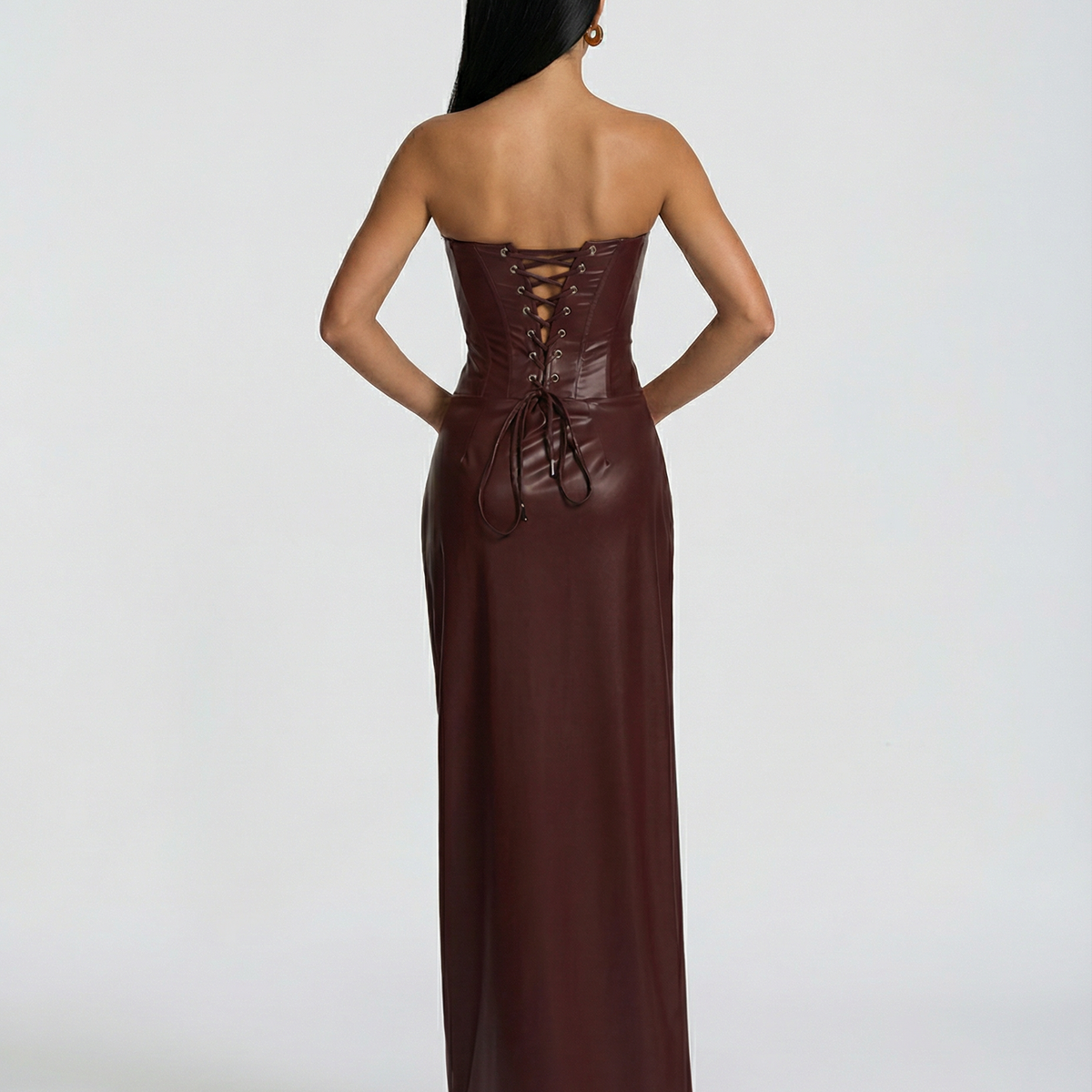 Alana | Maxi Dress with Strapless Corset Bodice