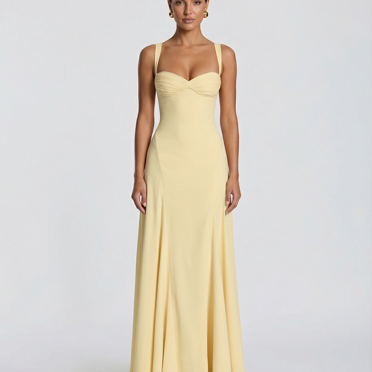 Mary | Maxi Dress with Corset Bodice and Lace-Up Back