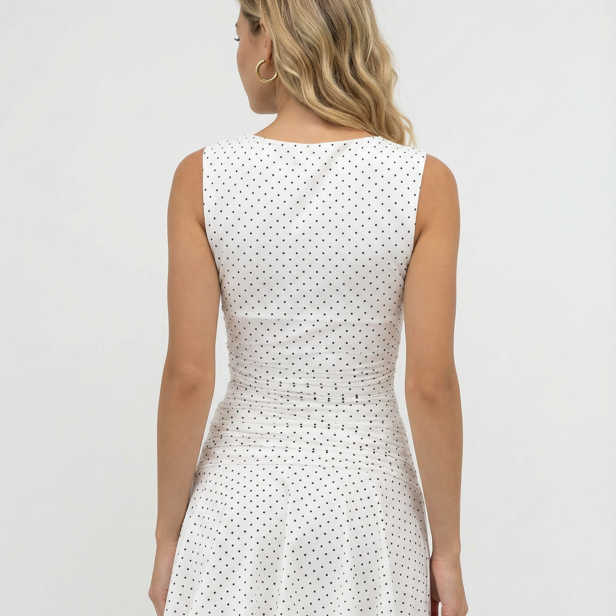 Susana | Polkadot Sleeveless Mini Dress