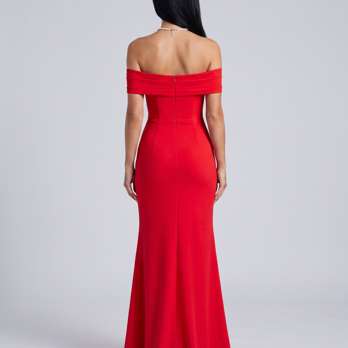 Miriam | Maxi Dress with Off Shoulder and High Slit