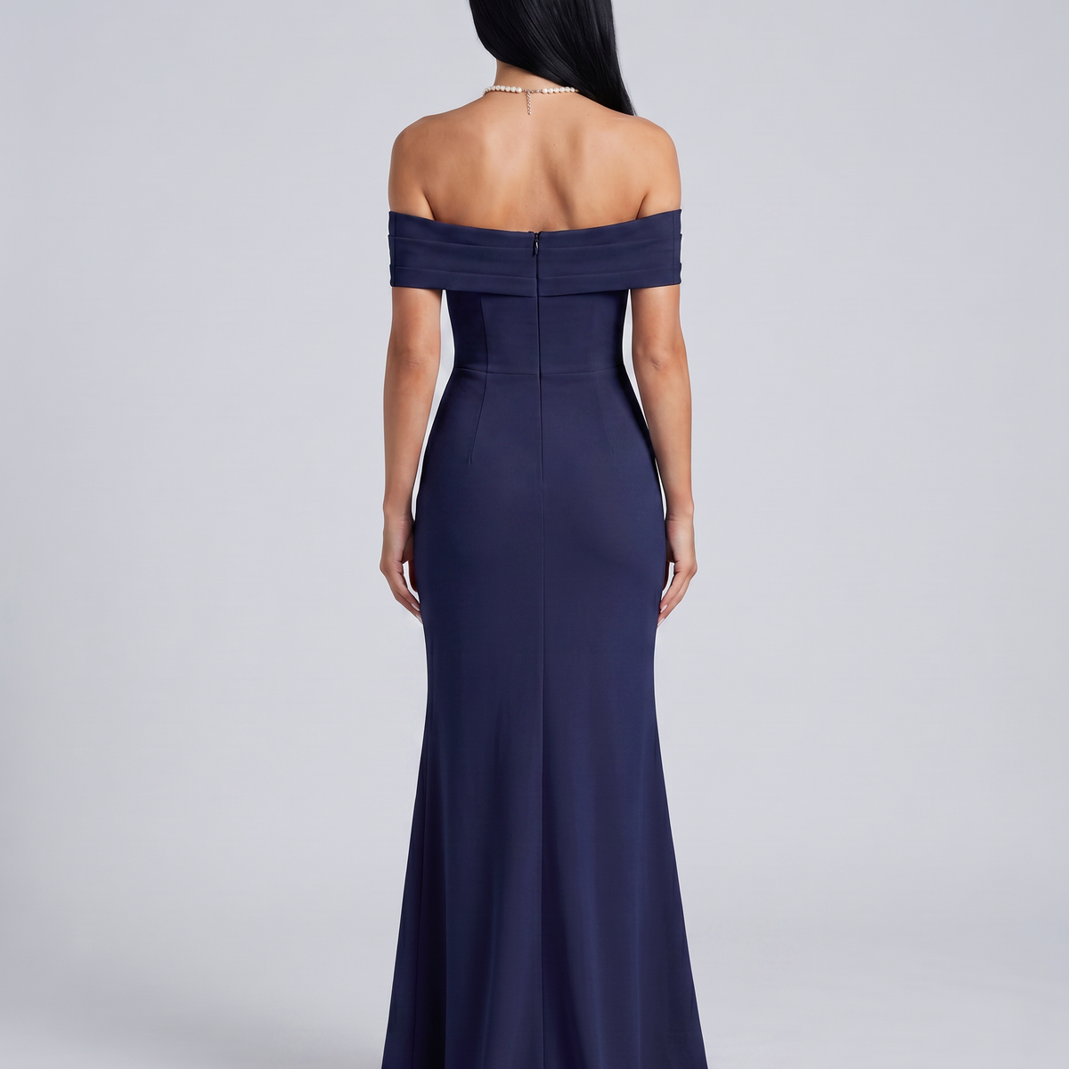 Miriam | Maxi Dress with Off Shoulder and High Slit