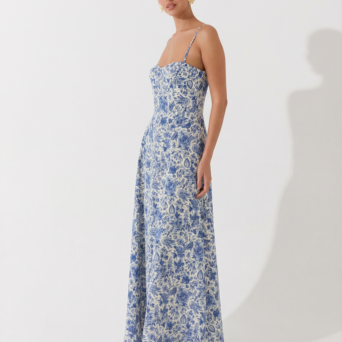 Tricia | Maxi Dress with Sweetheart Neckline