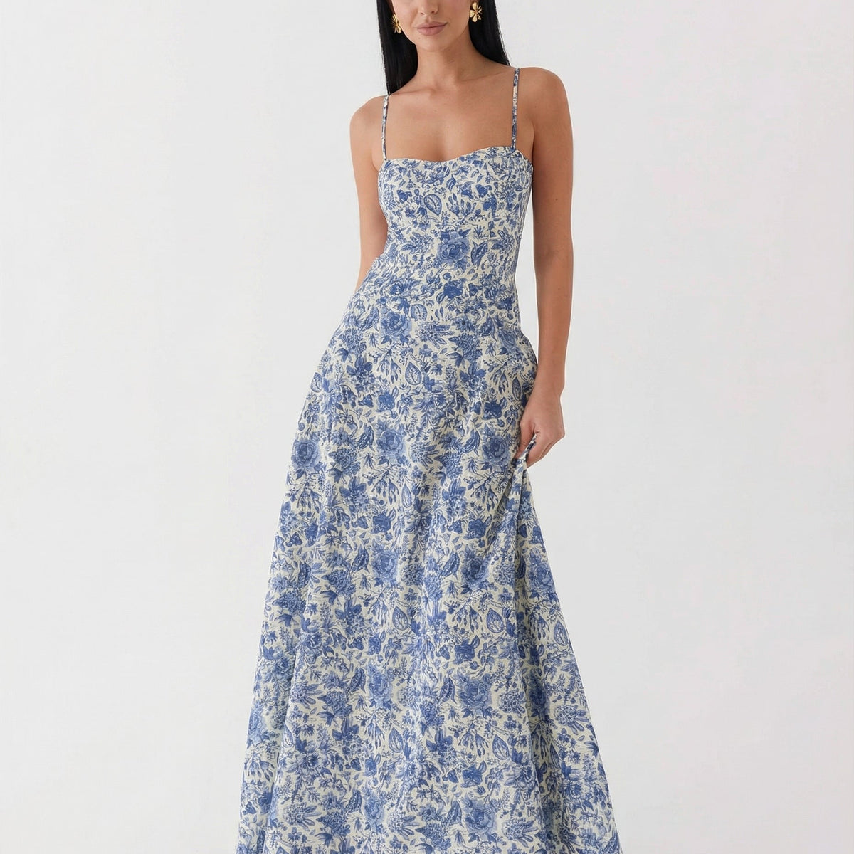 Tricia | Maxi Dress with Sweetheart Neckline