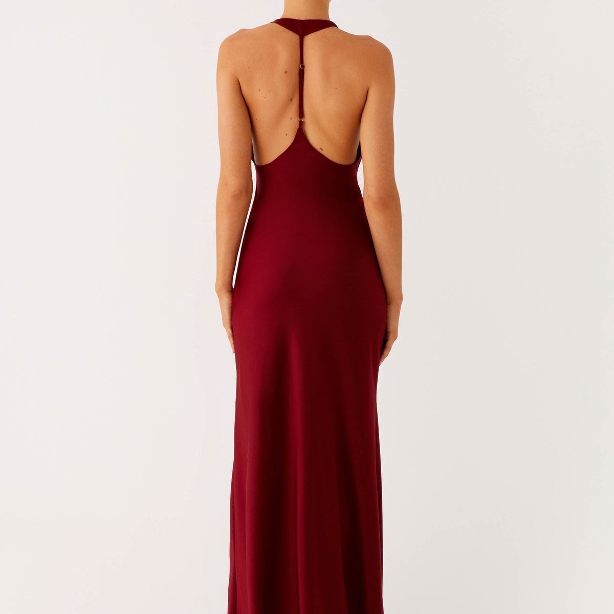Candice | Maxi Dress with Halter Neck and Side Split