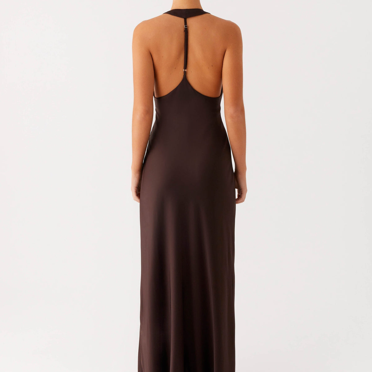 Candice | Maxi Dress with Halter Neck and Side Split