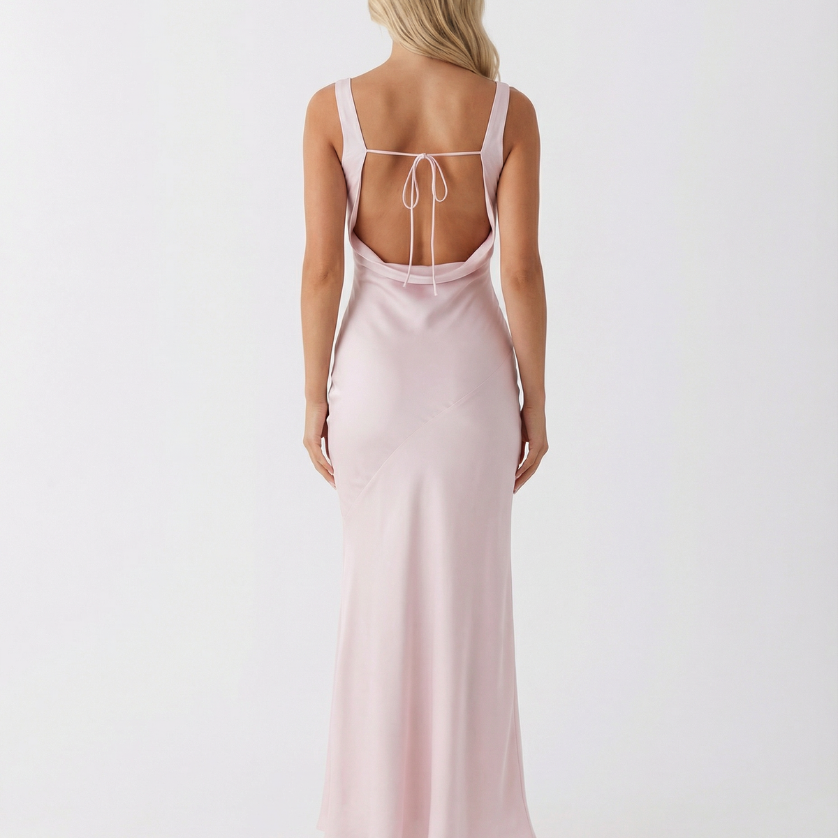 Muriel | Maxi Dress with Cowl Neck and Open Back