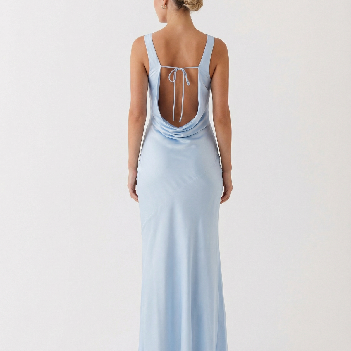 Muriel | Maxi Dress with Cowl Neck and Open Back