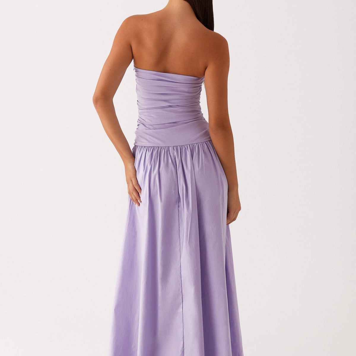 Norma | Cowl Neck Slinky Bias Cut Maxi Dress
