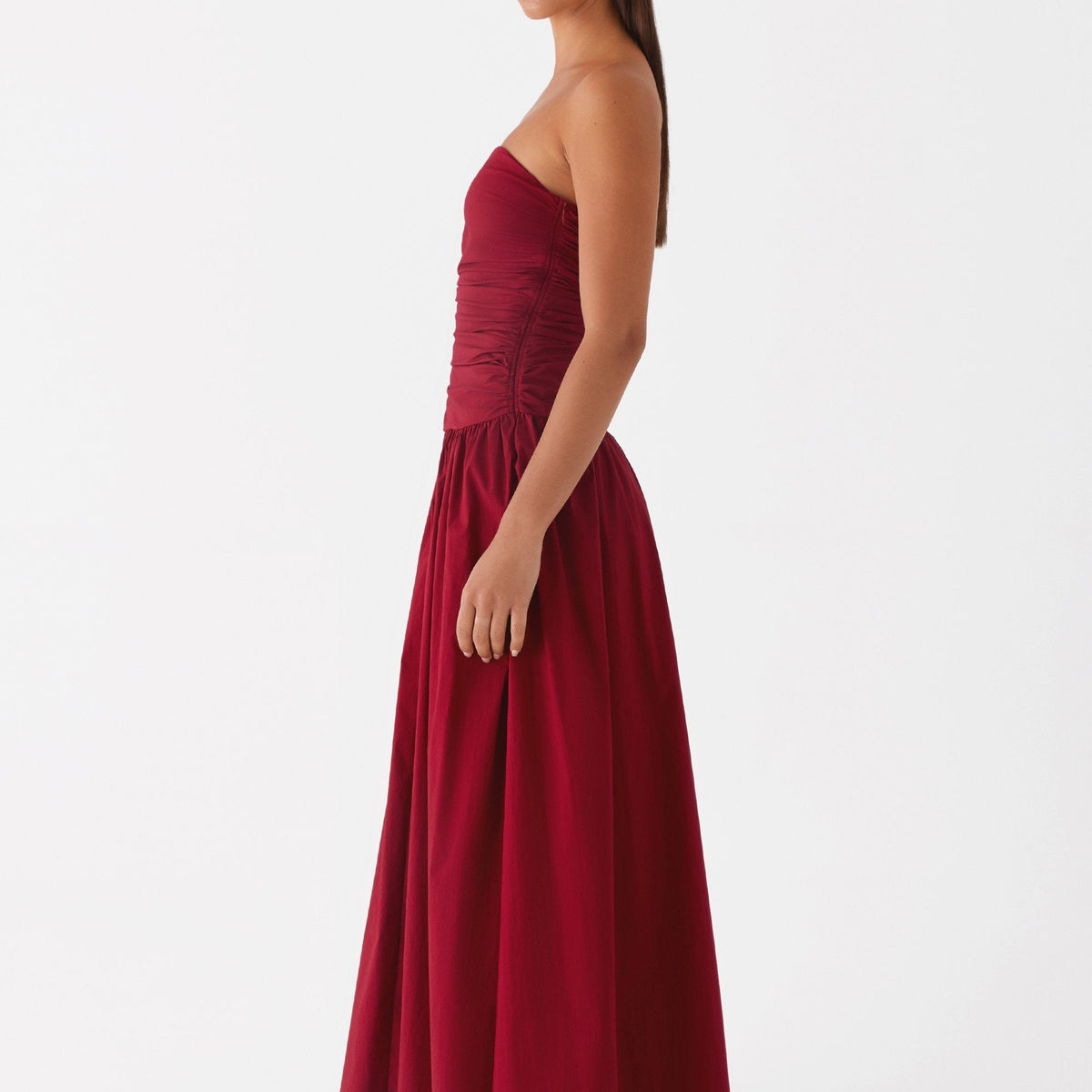 Norma | Cowl Neck Slinky Bias Cut Maxi Dress