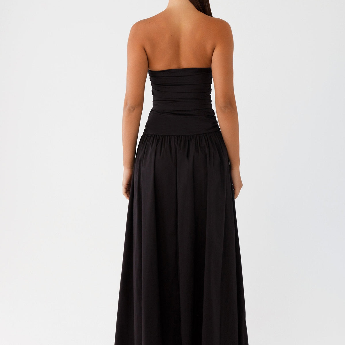 Norma | Cowl Neck Slinky Bias Cut Maxi Dress