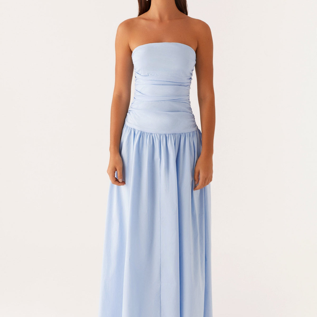 Norma | Cowl Neck Slinky Bias Cut Maxi Dress
