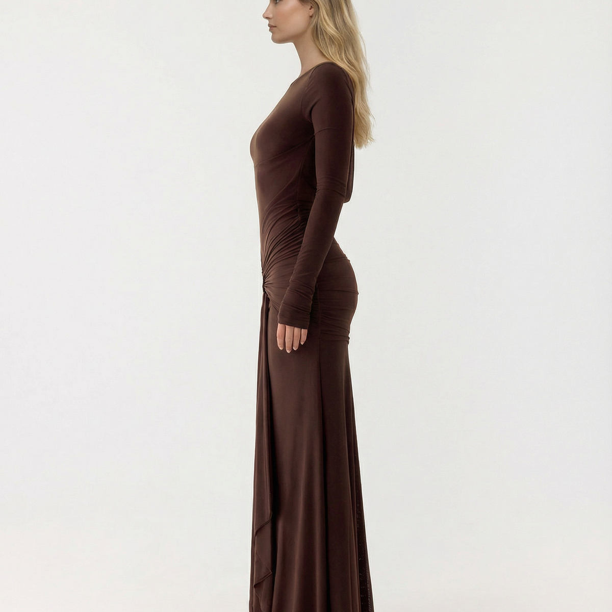Susana | Maxi Dress with Open Back Detail