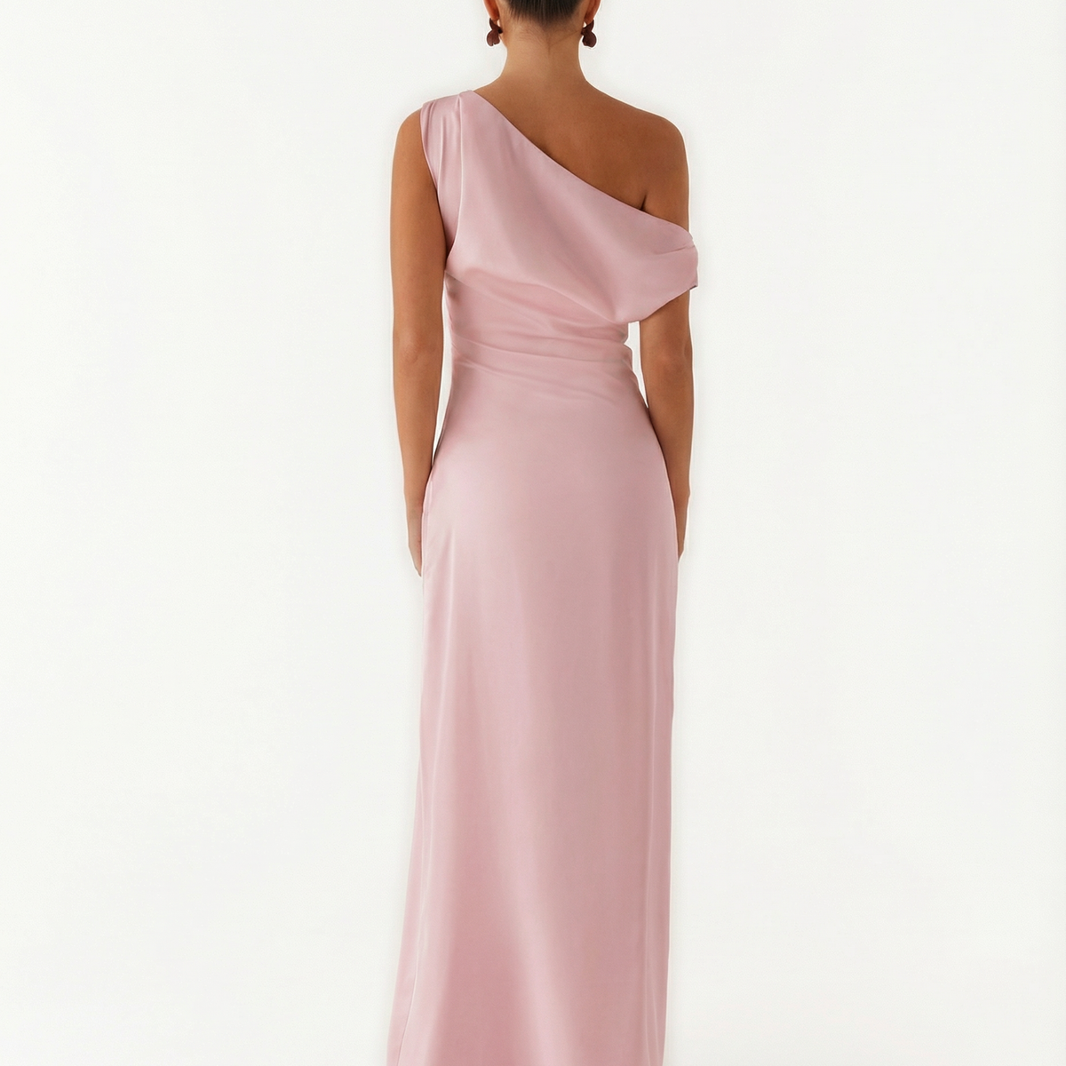 Myrna | One-Shoulder Satin Maxi Dress