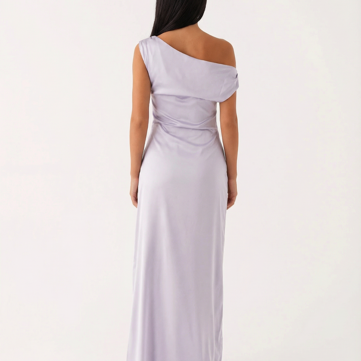 Myrna | One-Shoulder Satin Maxi Dress