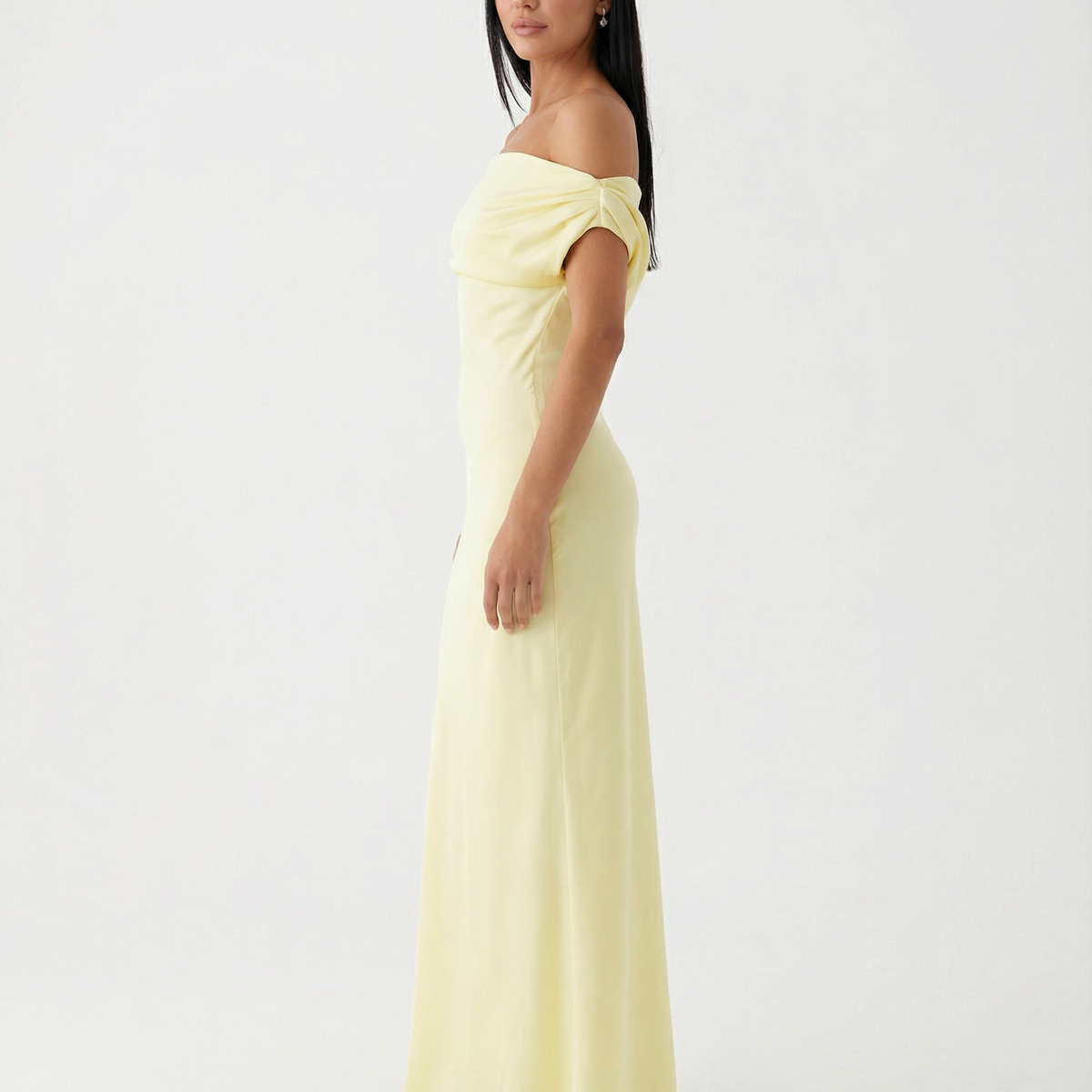 Myrna | One-Shoulder Satin Maxi Dress