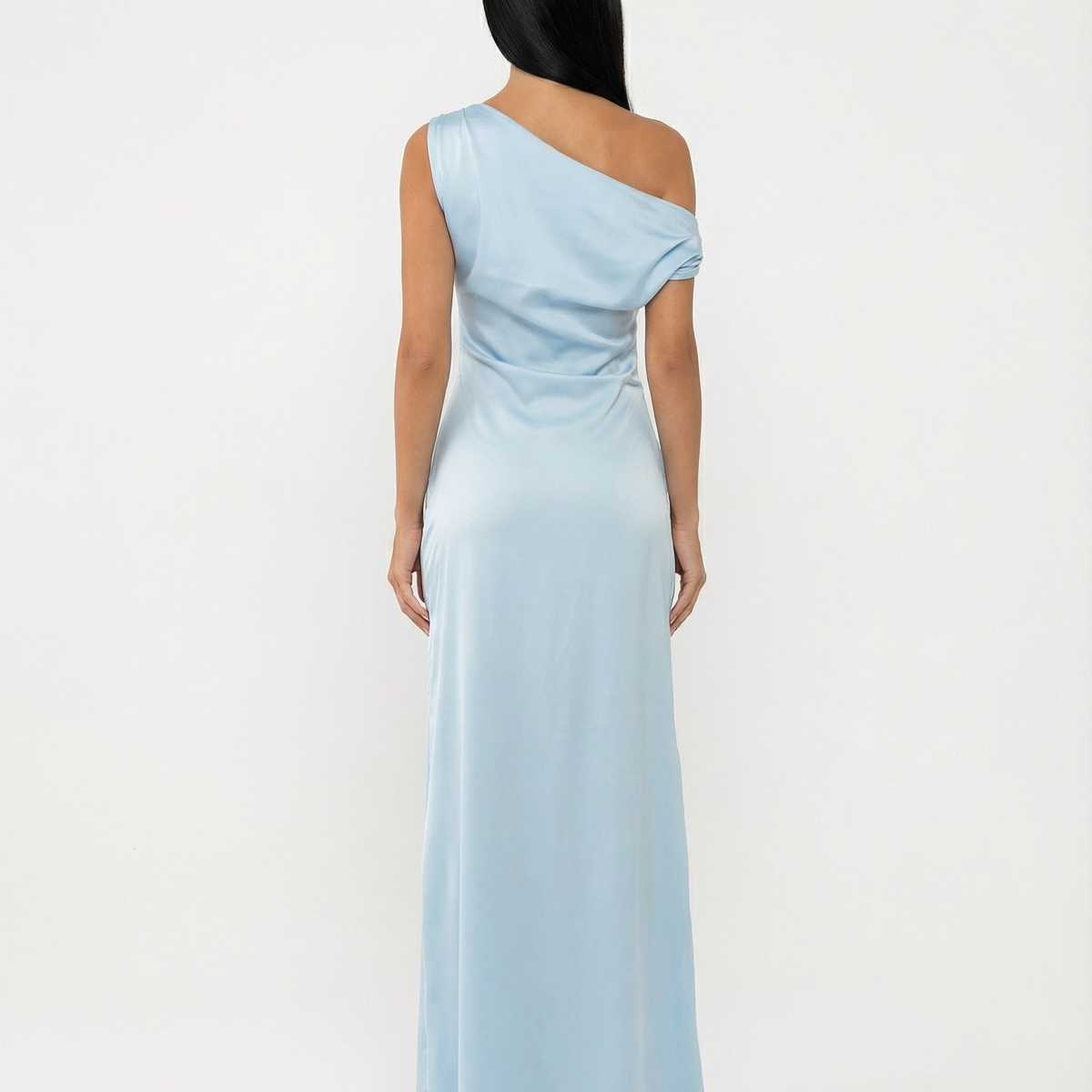 Myrna | One-Shoulder Satin Maxi Dress