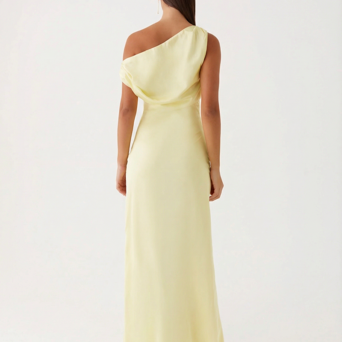 Myrna | One-Shoulder Satin Maxi Dress