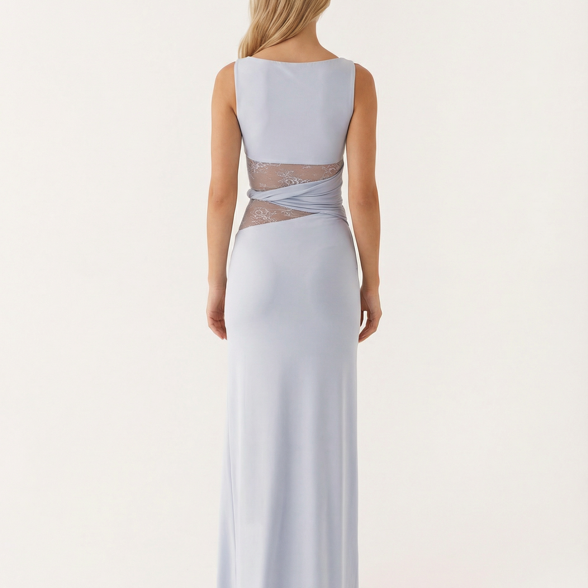 Katy | Maxi Dress with Lace Waist Cut-Out