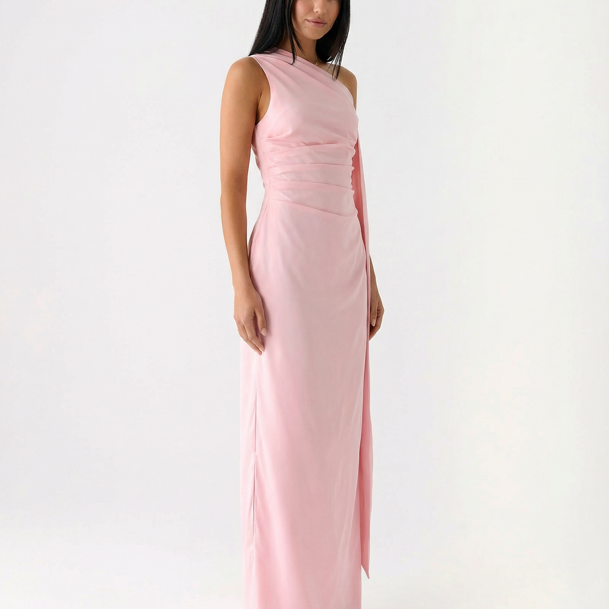 Beth | One-Shoulder Tie Maxi Dress